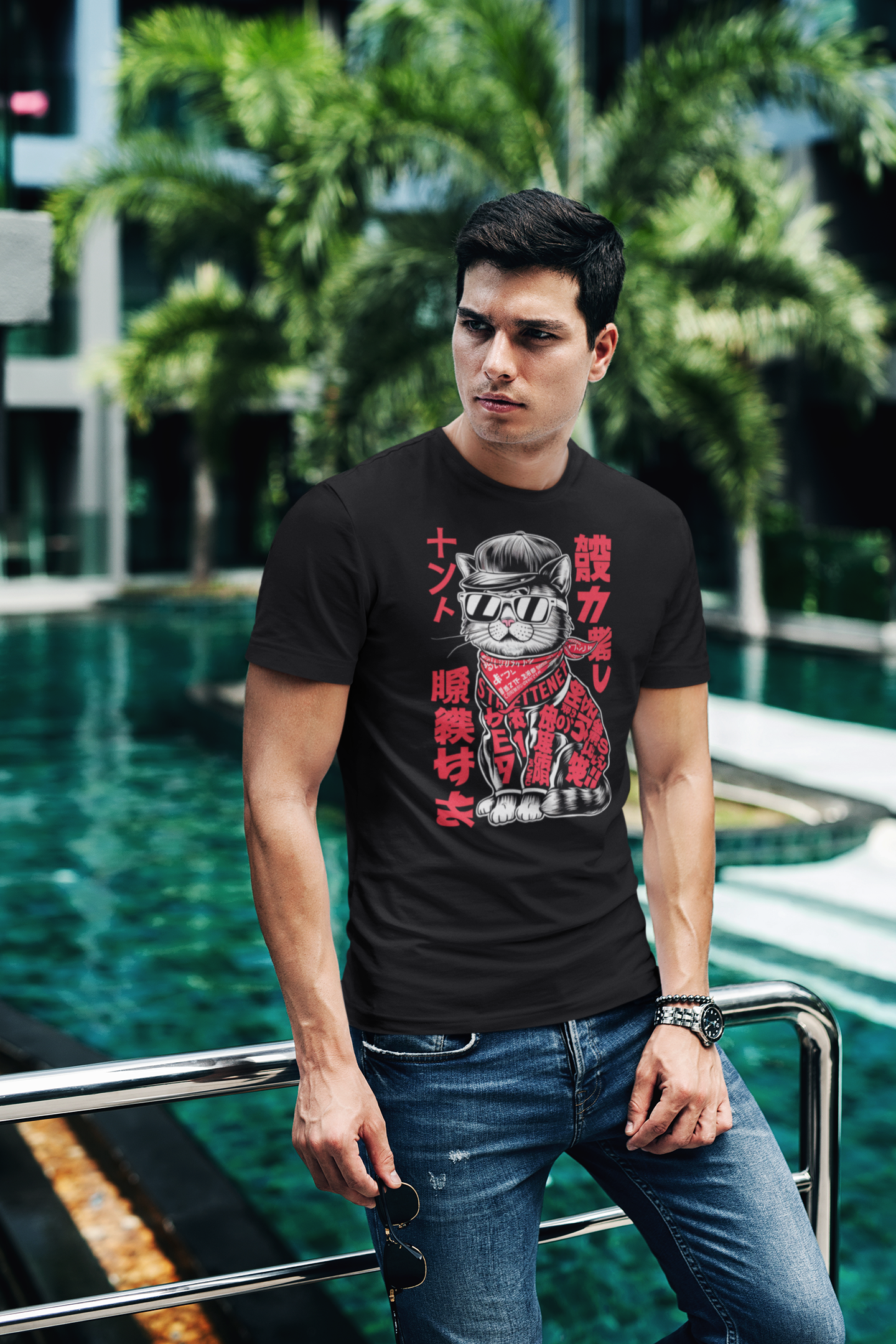 Neko t-shirt The Nakama Project